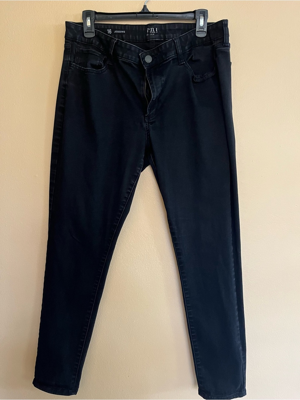 a.n.a Black Jeggings Size 16 Skinny Jeans